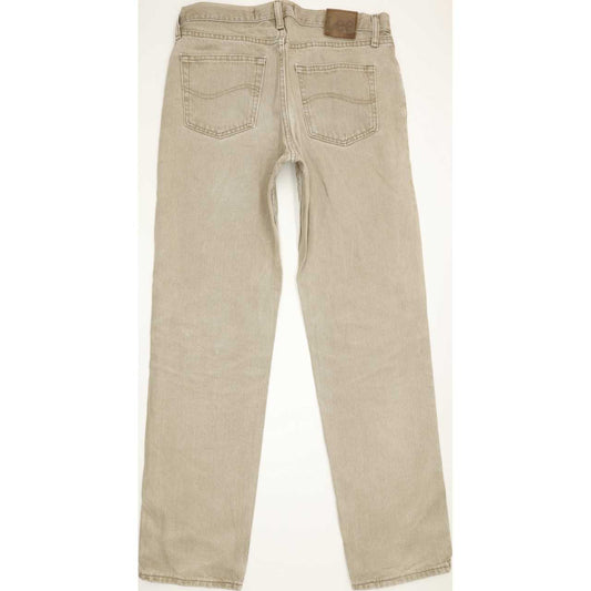 Lee Jim Men Beige Straight Regular Jeans W31 L32