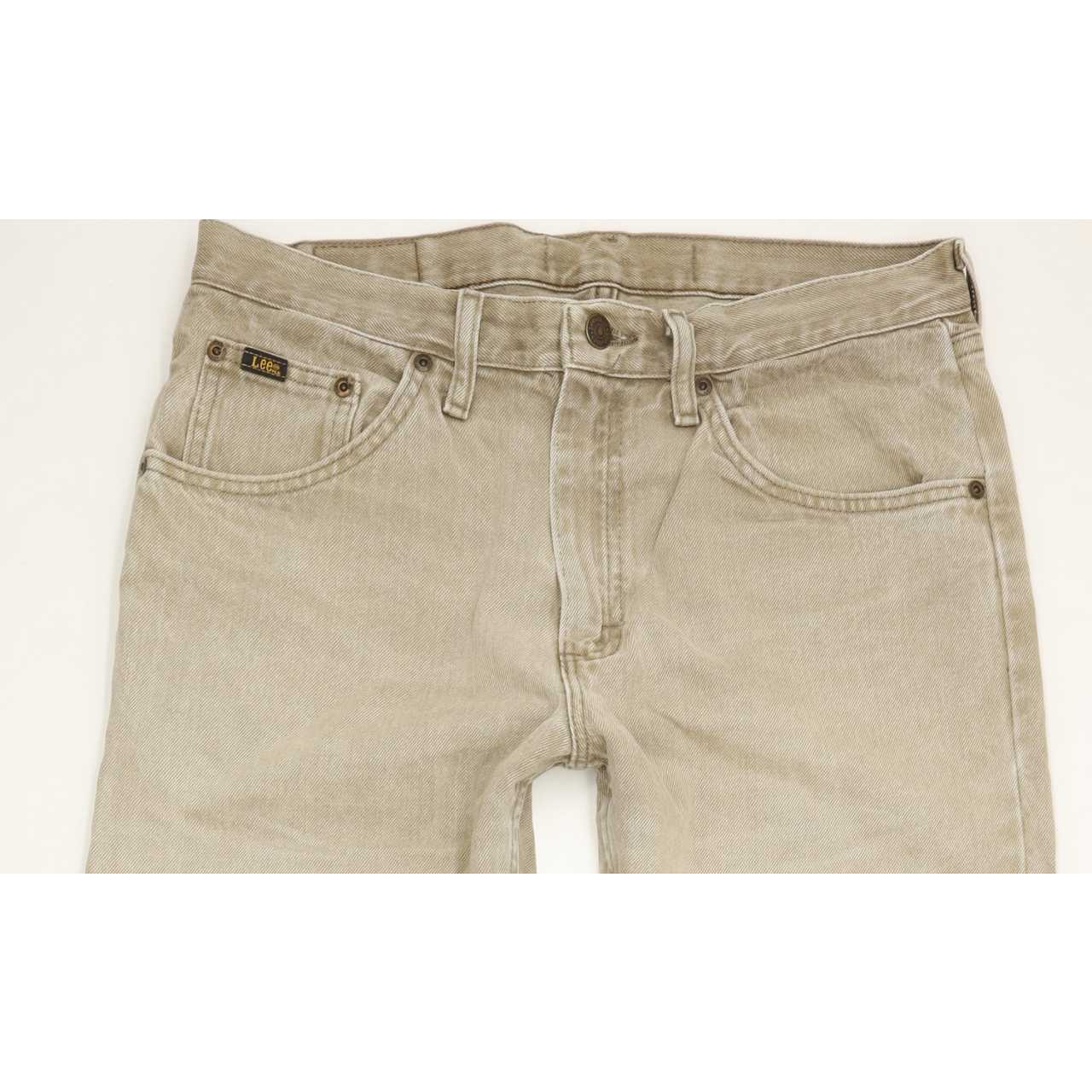 Lee Jim Men Beige Straight Regular Jeans W31 L32