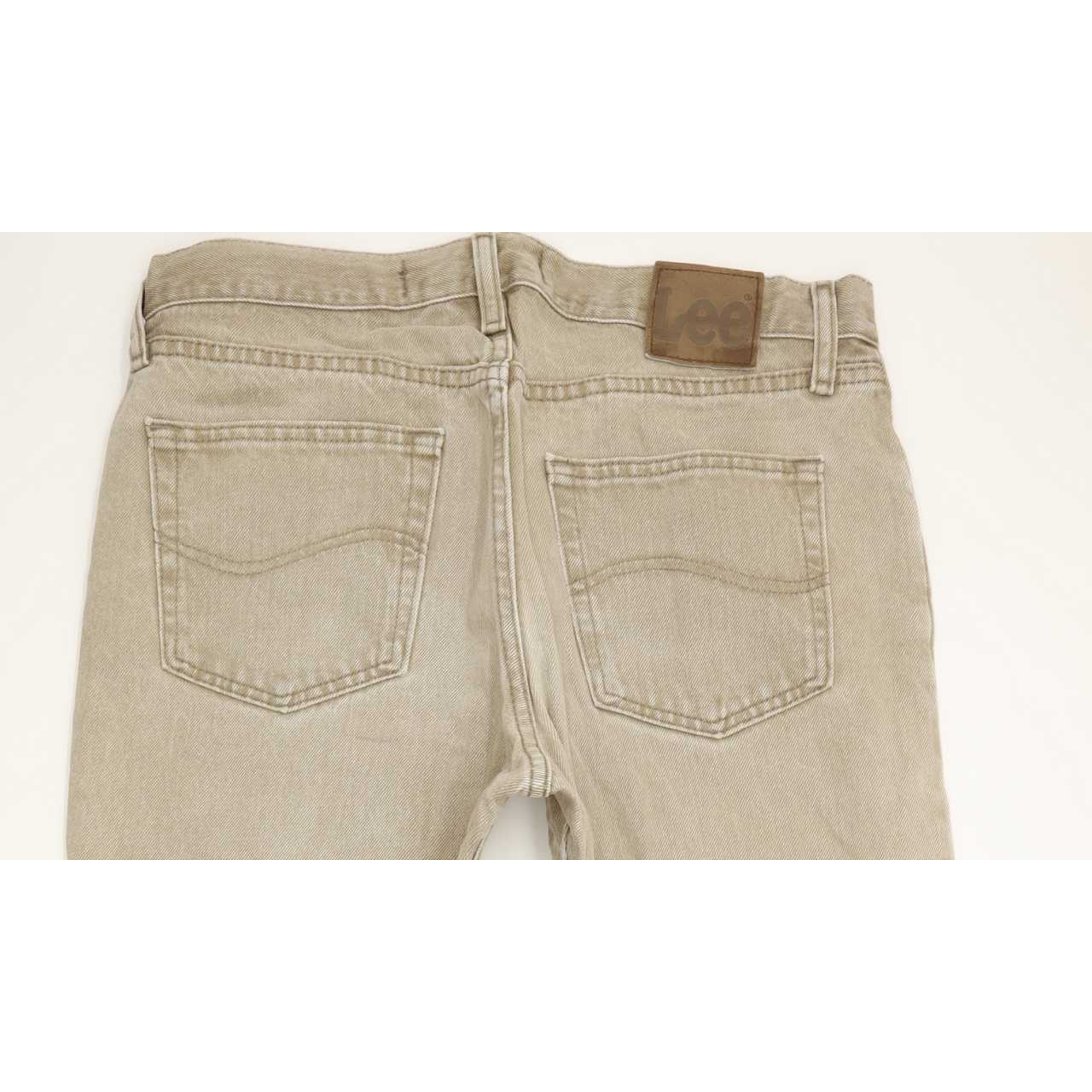 Lee Jim Men Beige Straight Regular Jeans W31 L32