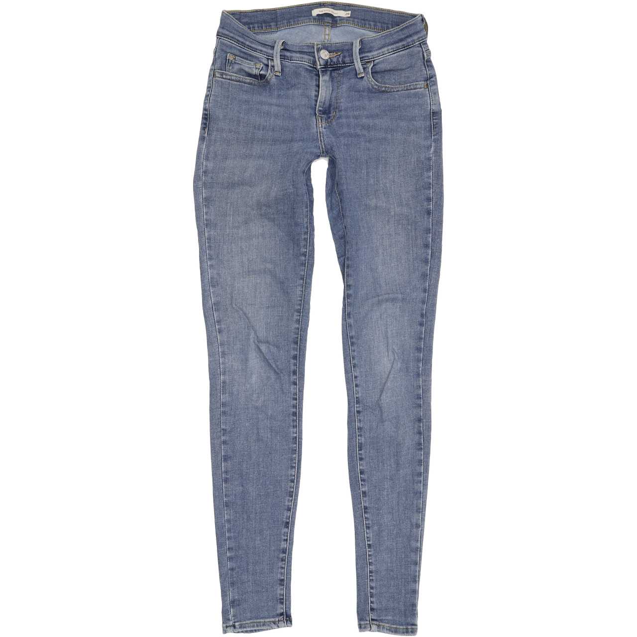 Levi's 710 Women Blue Skinny Slim Stretch Jeans W26 L30