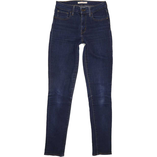 Levi's 721 High Rise Women Blue Skinny Stretch Jeans W28 L31