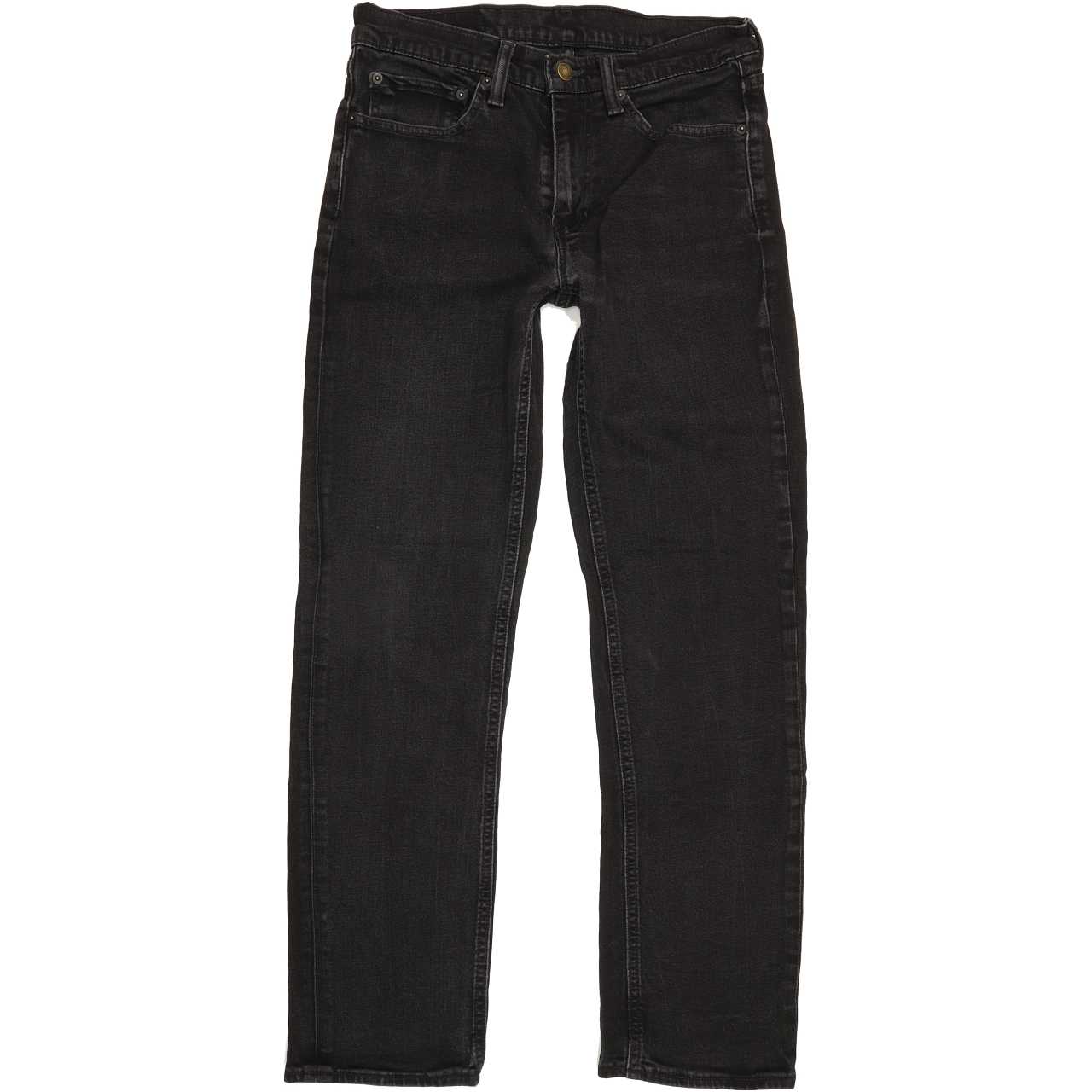 Levi's 511 Men Black Straight Slim Stretch Jeans W32 L30