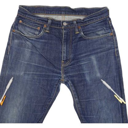 Levi's 512 Men Blue Tapered Slim Stretch Jeans W32 L31