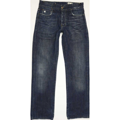 G-Star Men Blue Straight Regular Jeans W29 L30