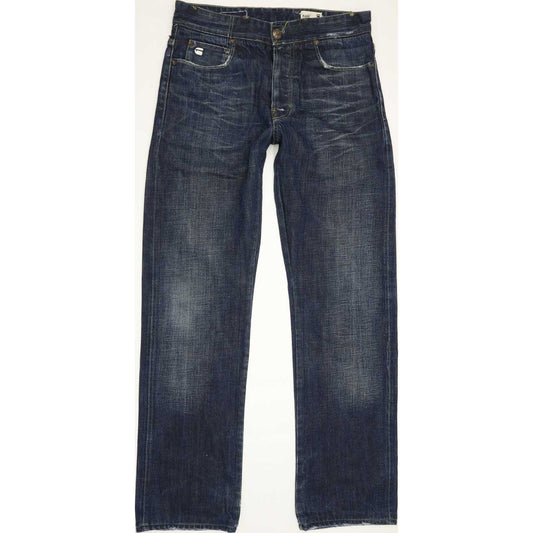G-Star Men Blue Straight Regular Jeans W29 L30