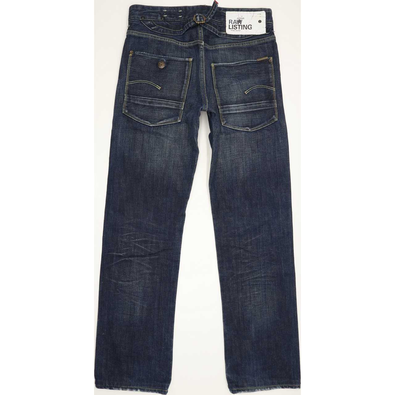 G-Star Men Blue Straight Regular Jeans W29 L30