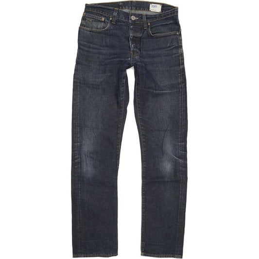 G-Star 3301 Men Blue Straight Slim Jeans W31 L32