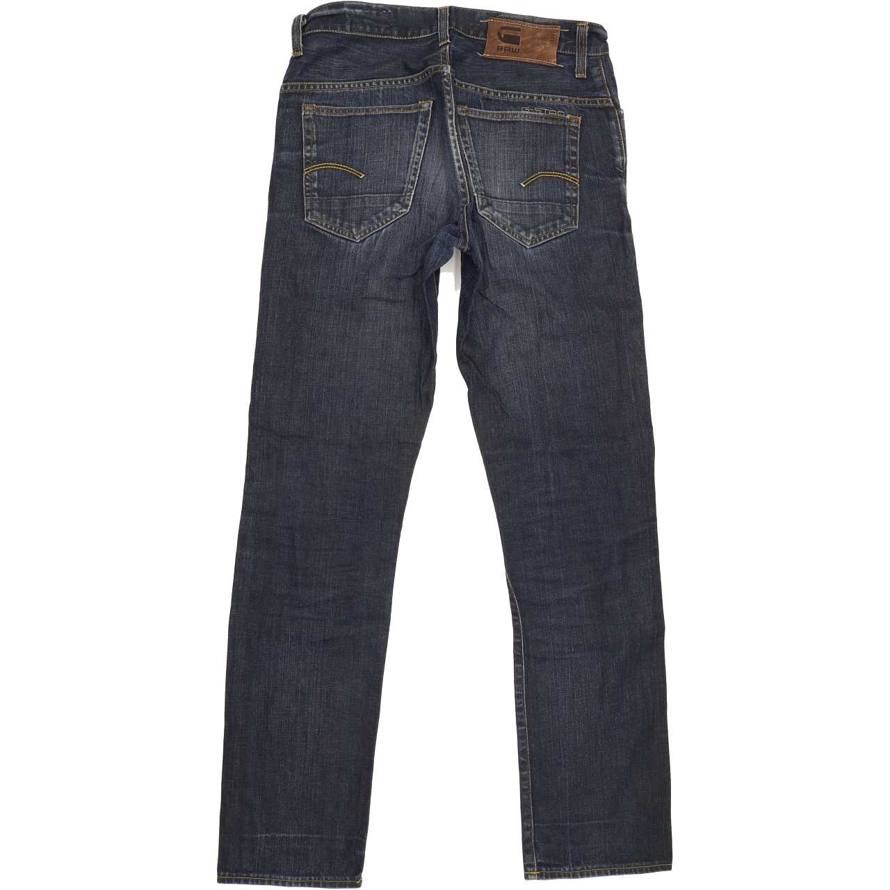 G-Star 3301 Men Blue Straight Slim Jeans W31 L32