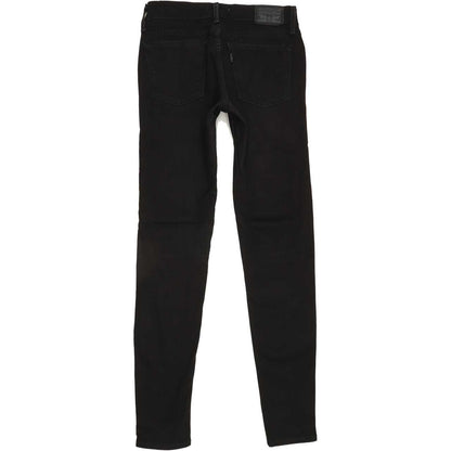 Levi's 710 Women Black Skinny Slim Stretch Jeans W27 L30