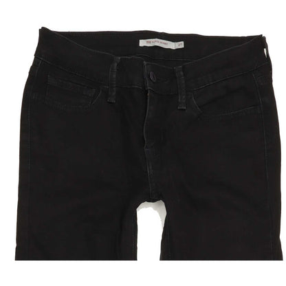 Levi's 710 Women Black Skinny Slim Stretch Jeans W27 L30