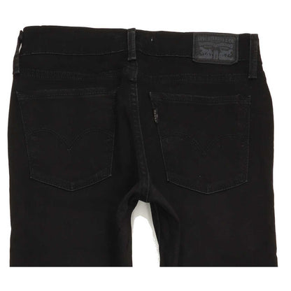 Levi's 710 Women Black Skinny Slim Stretch Jeans W27 L30