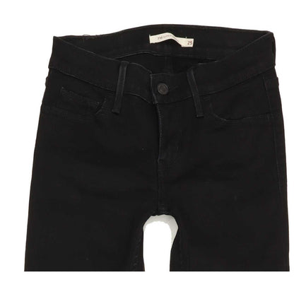 Levi's 710 Women Black Skinny Slim Stretch Jeans W25 L30