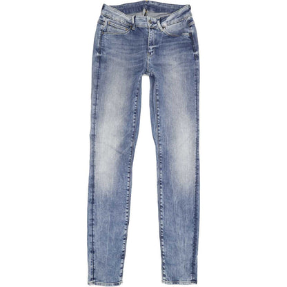 G-Star Contour Women Blue Skinny Regular Stretch Jeans W29 L33