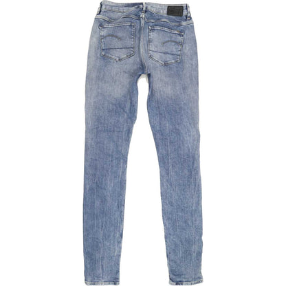 G-Star Contour Women Blue Skinny Regular Stretch Jeans W29 L33