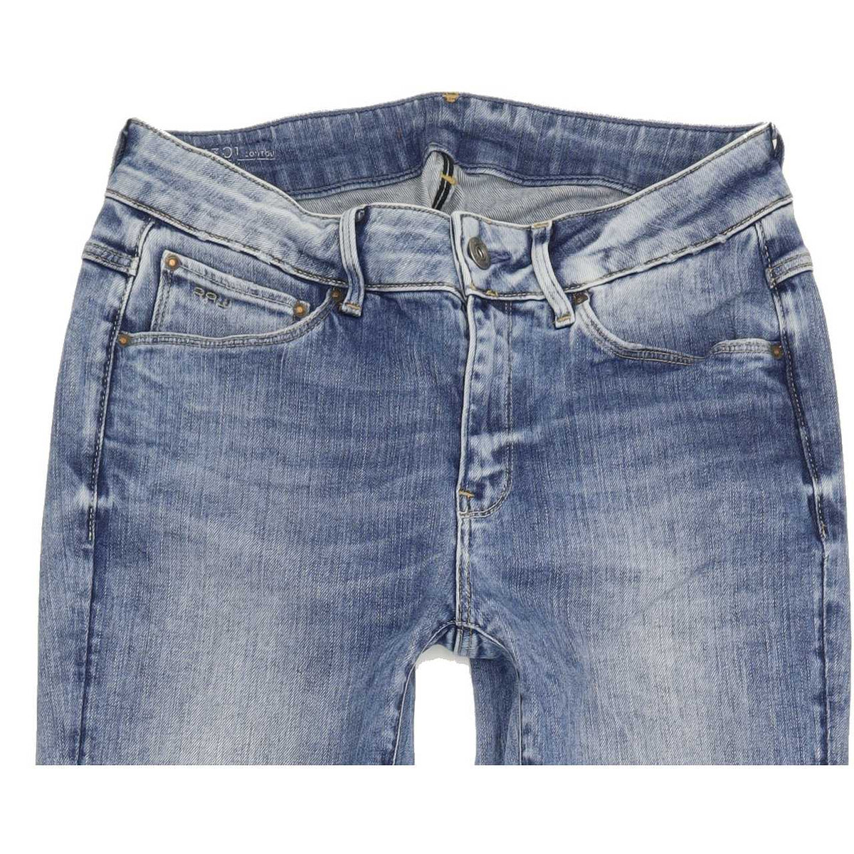 G-Star Contour Women Blue Skinny Regular Stretch Jeans W29 L33
