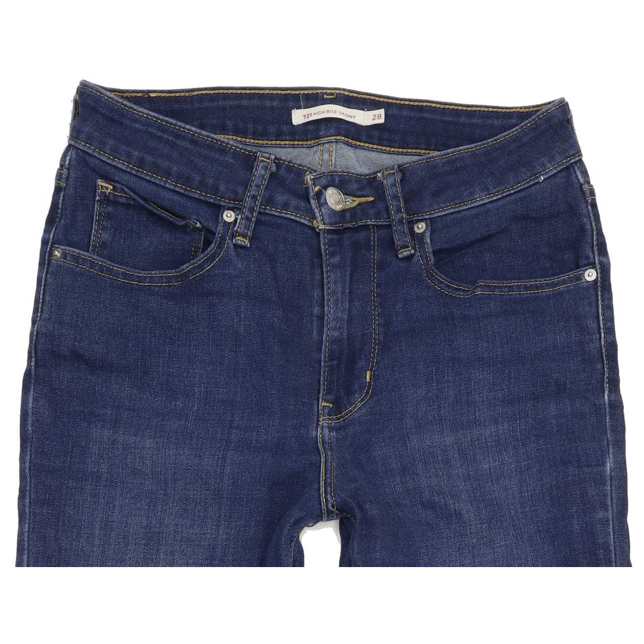 Levi's 721 High Rise Women Blue Skinny Jeans W28 L30