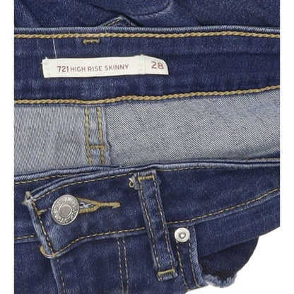 Levi's 721 High Rise Women Blue Skinny Jeans W28 L30
