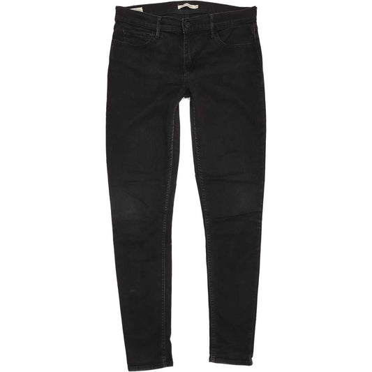 Levi's 710 Women Black Skinny Slim Jeans W31 L31