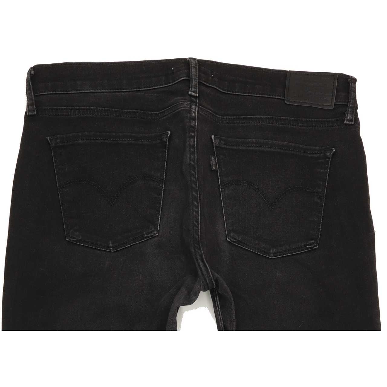 Levi's 710 Women Black Skinny Slim Jeans W31 L31