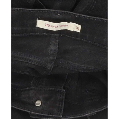 Levi's 710 Women Black Skinny Slim Jeans W31 L31