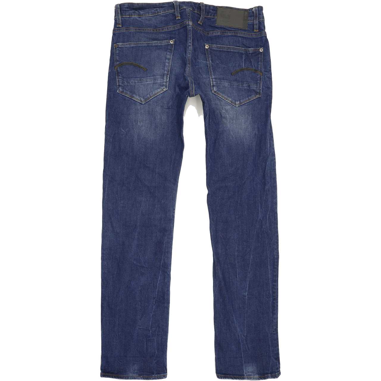 G-Star Revend Men Blue Straight Regular Stretch Jeans W33 L33