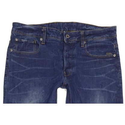G-Star Revend Men Blue Straight Regular Stretch Jeans W33 L33