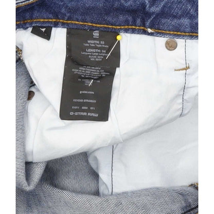 G-Star Revend Men Blue Straight Regular Stretch Jeans W33 L33