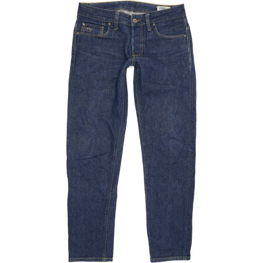 G-Star 3301 Men Blue Straight Slim Jeans W31 L30