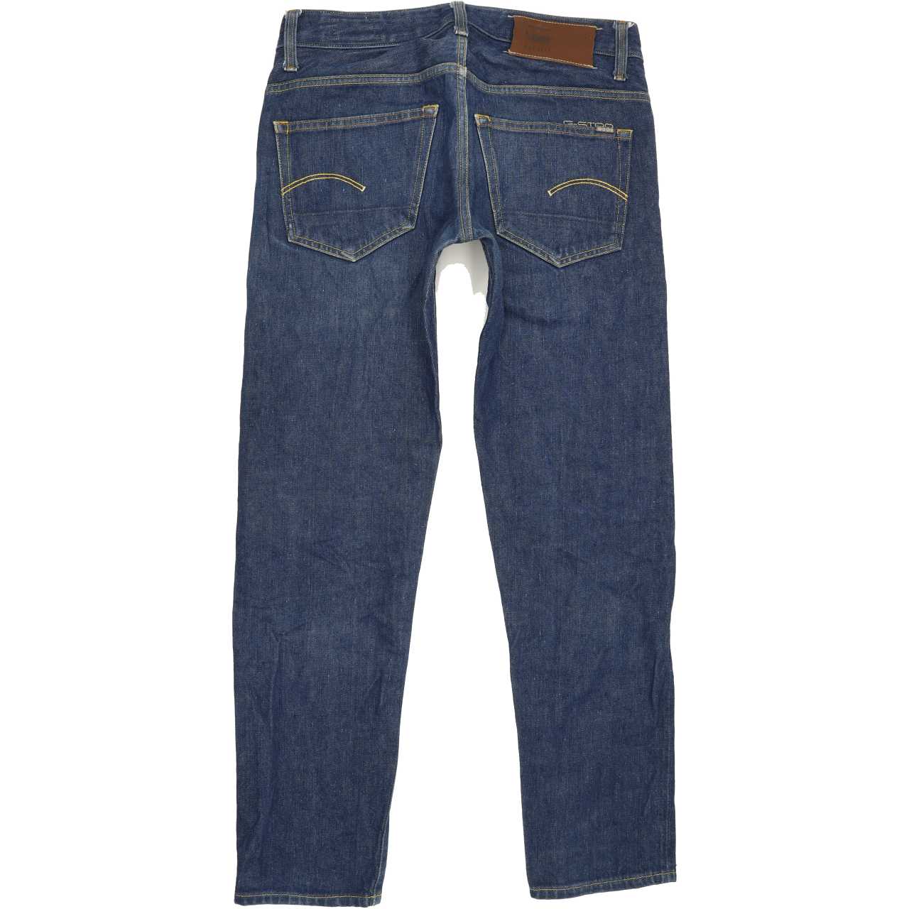 G-Star 3301 Men Blue Straight Slim Jeans W31 L30