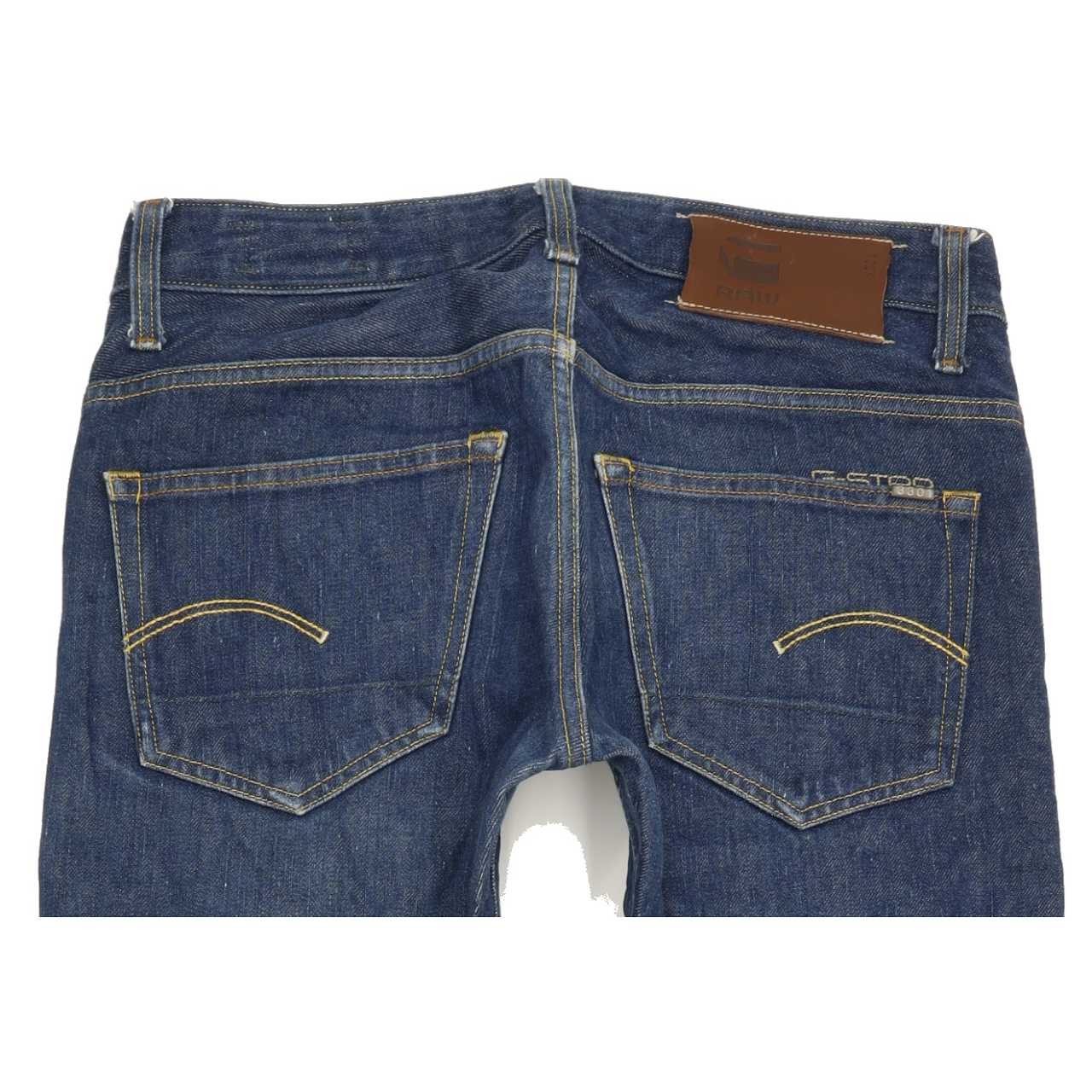 G-Star 3301 Men Blue Straight Slim Jeans W31 L30