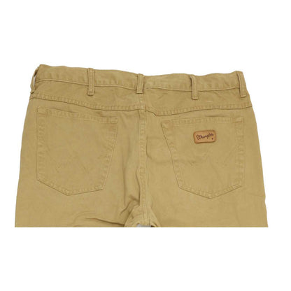 Wrangler Men Beige Straight Regular Jeans W35 L31