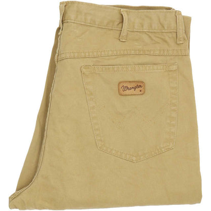 Wrangler Men Beige Straight Regular Jeans W35 L31