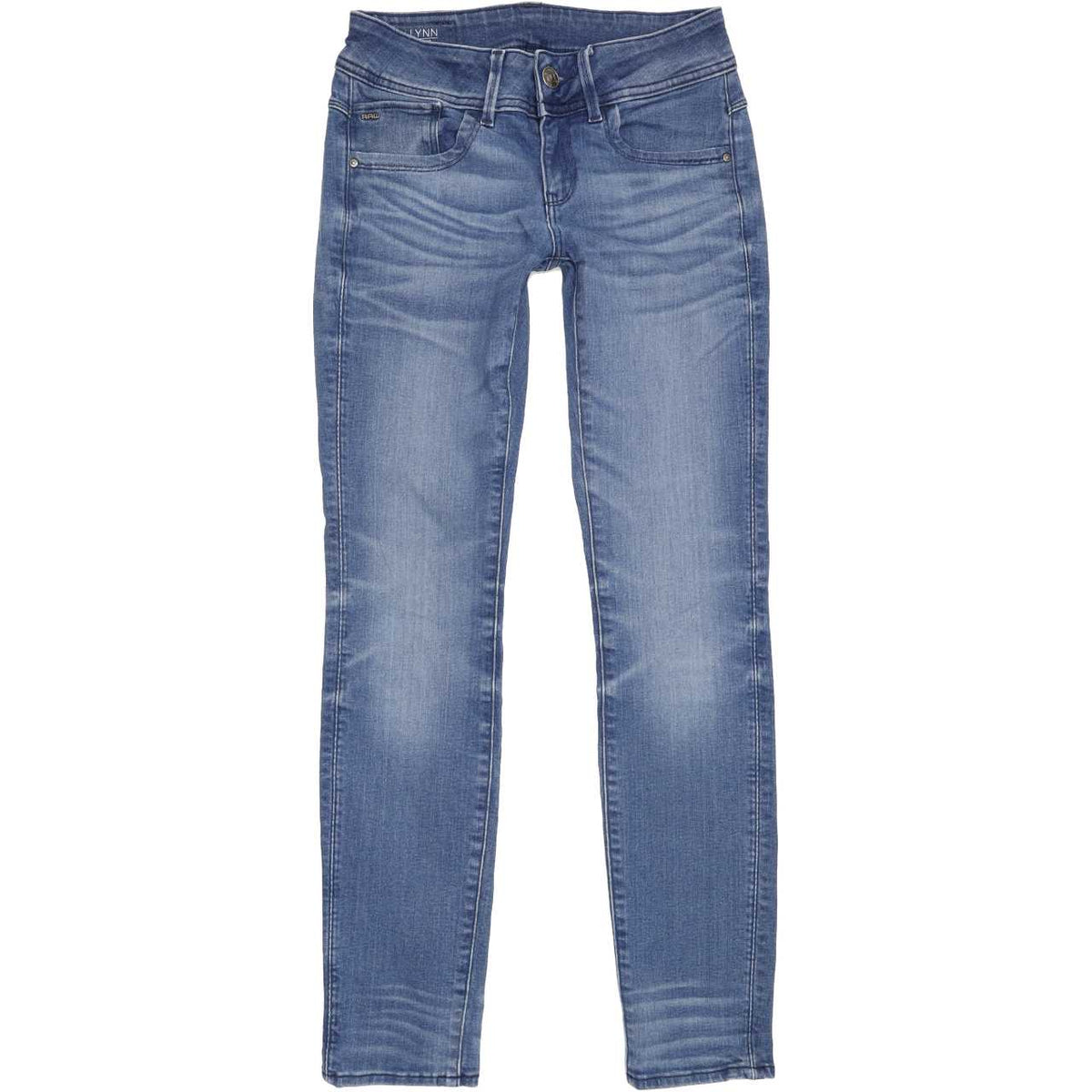 G-Star Lynn Women Blue Skinny Slim Stretch Jeans W27 L30