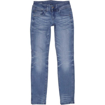 G-Star Lynn Women Blue Skinny Slim Stretch Jeans W27 L30