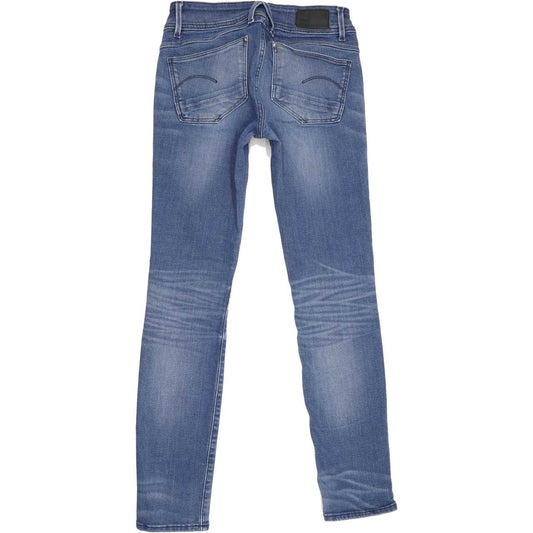 G-Star Lynn Women Blue Skinny Slim Stretch Jeans W27 L30