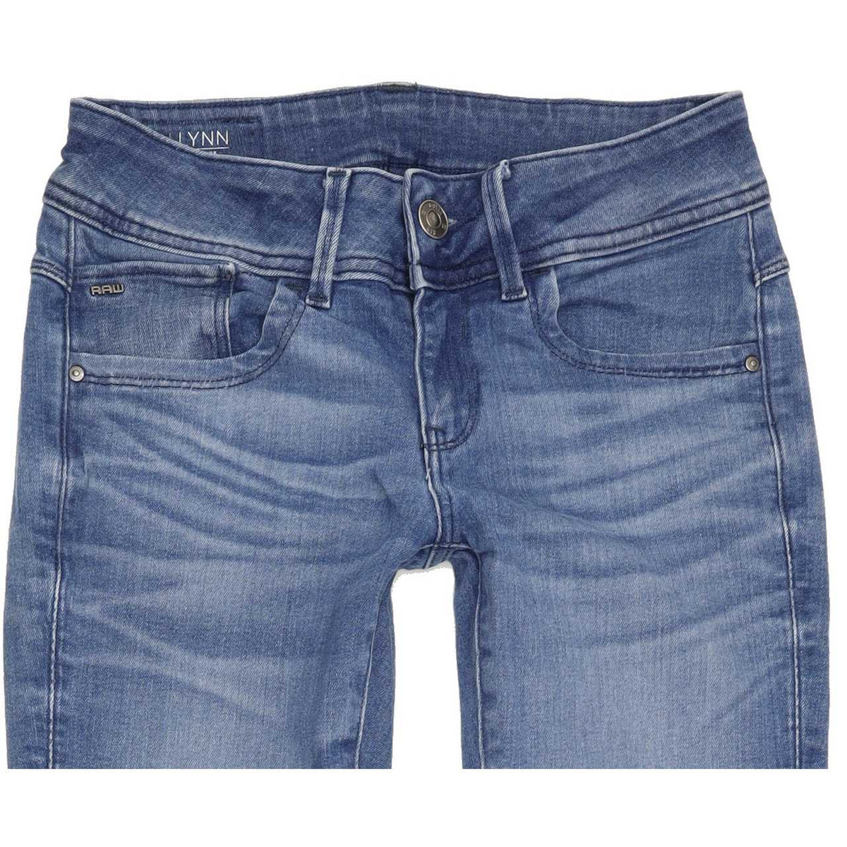 G-Star Lynn Women Blue Skinny Slim Stretch Jeans W27 L30