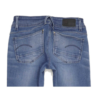 G-Star Lynn Women Blue Skinny Slim Stretch Jeans W27 L30