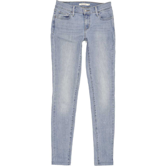 Levi's 710 Women Blue Skinny Slim Stretch Jeans W26 L31