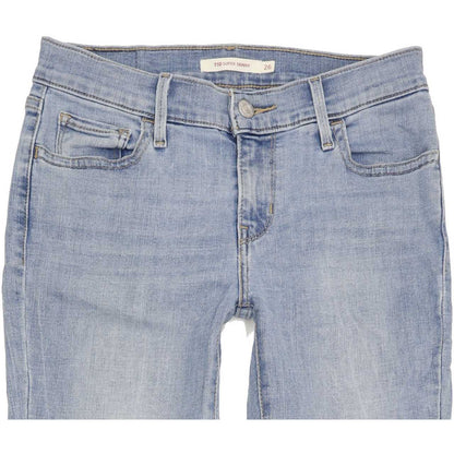 Levi's 710 Women Blue Skinny Slim Stretch Jeans W26 L31