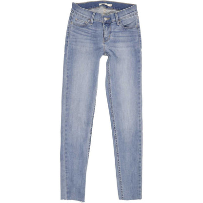 Levi's 710 Women Blue Skinny Slim Stretch Jeans W26 L27