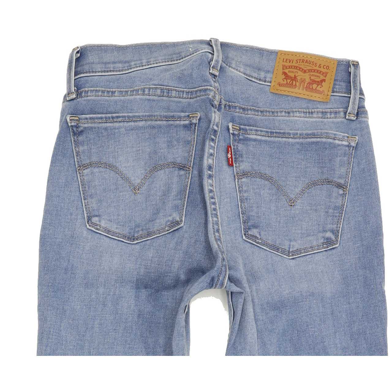 Levi's 710 Women Blue Skinny Slim Stretch Jeans W26 L27