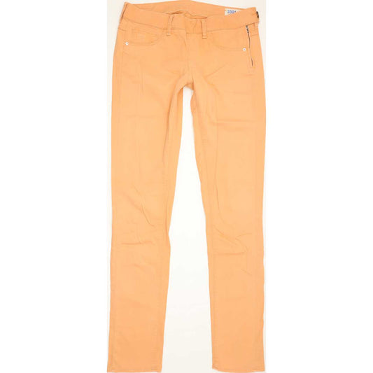 G-Star Orange 3301 Women Skinny Slim Stretch Jeans W29 L32
