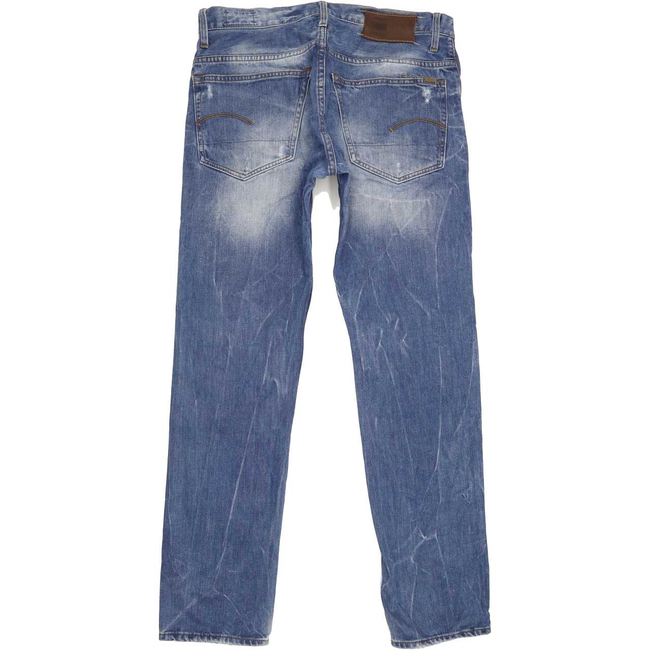G-Star 3301 Men Blue Straight Regular Jeans W34 L32
