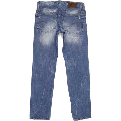 G-Star 3301 Men Blue Straight Regular Jeans W34 L32