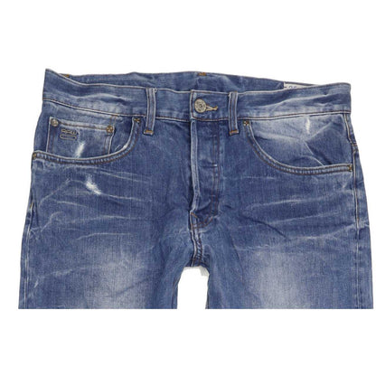 G-Star 3301 Men Blue Straight Regular Jeans W34 L32