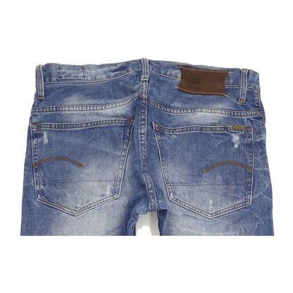 G-Star 3301 Men Blue Straight Regular Jeans W34 L32