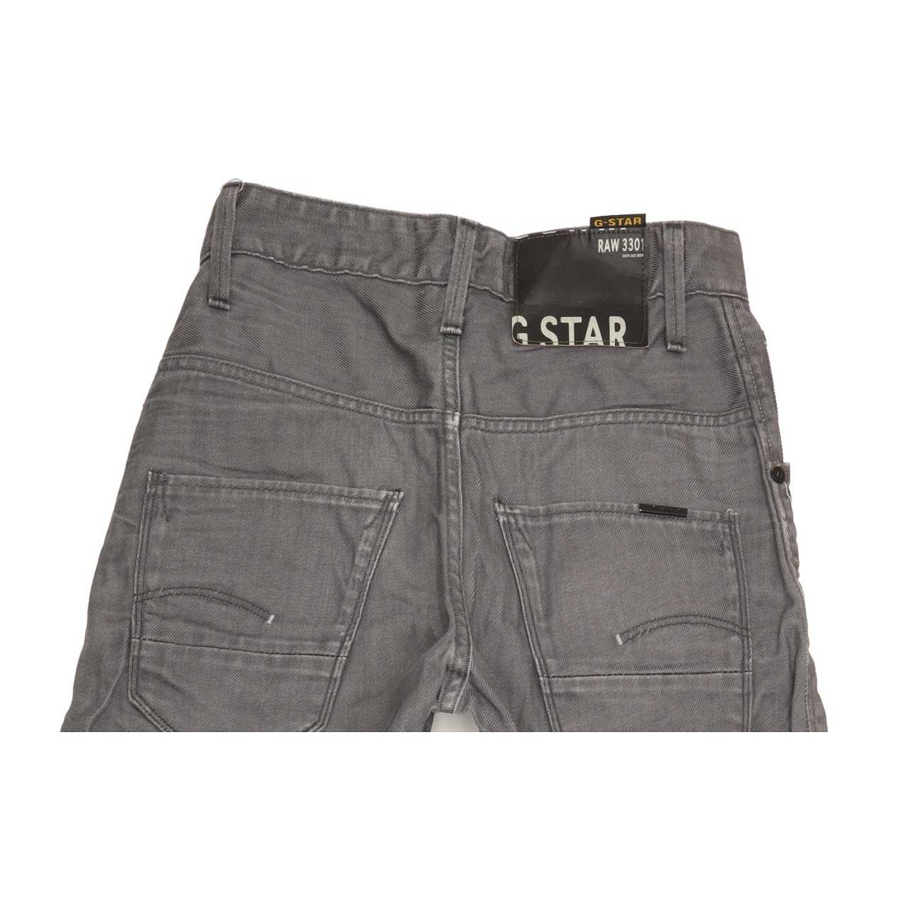 G-Star Arc Men Grey Straight Loose Jeans W27 L32