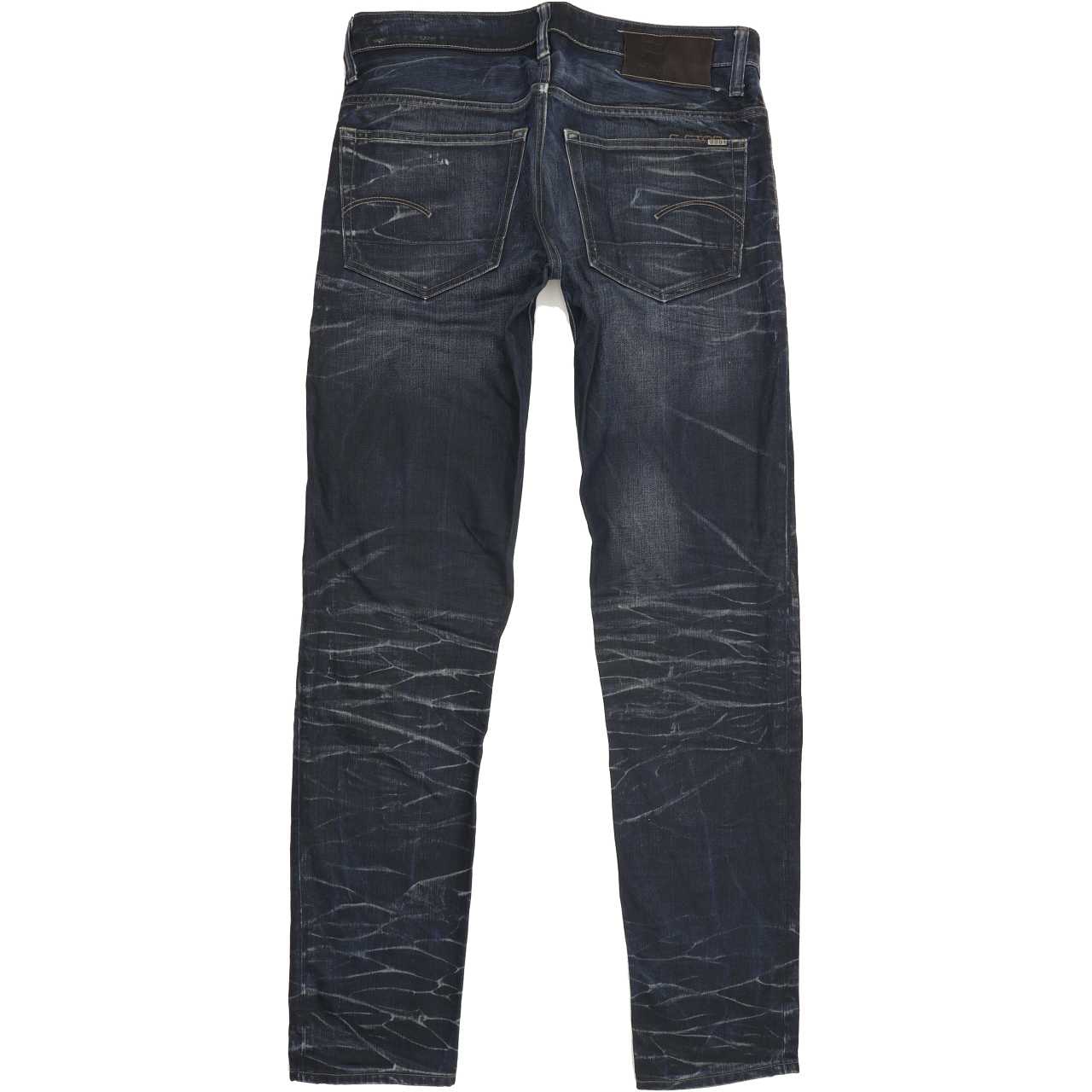 G-Star 3301 Men Blue Tapered Slim Jeans W33 L34