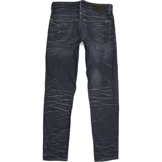 G-Star 3301 Men Blue Tapered Slim Jeans W33 L34