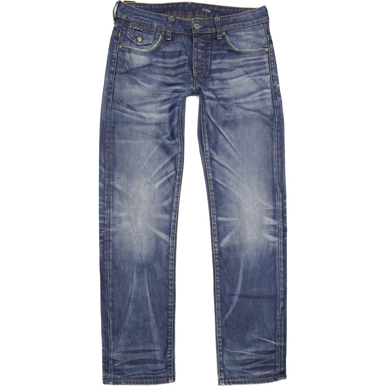 G-Star Morris Men Blue Straight Regular Jeans W32 L34